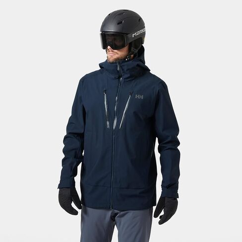 Helly-Hansen Alpha 3L Long Shell Men's Ski Jacket - Waterproof, 4-Way Stretch, Athletic Shell Coat in Saudi Arabia