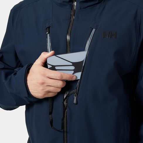Helly-Hansen Alpha 3L Long Shell Men's Ski Jacket - Waterproof, 4-Way Stretch, Athletic Shell Coat in Saudi Arabia
