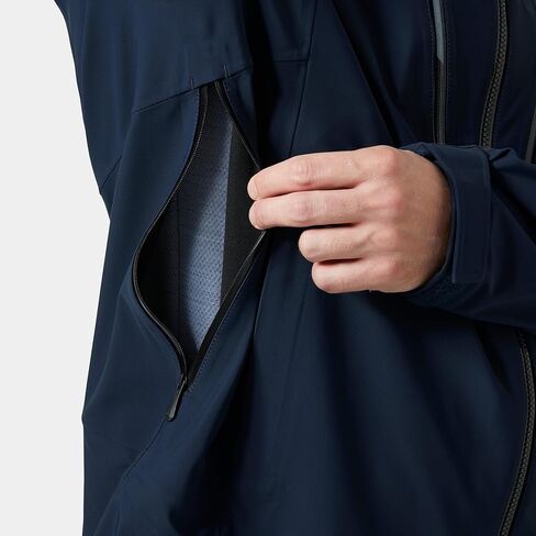 Helly-Hansen Alpha 3L Long Shell Men's Ski Jacket - Waterproof, 4-Way Stretch, Athletic Shell Coat in Saudi Arabia