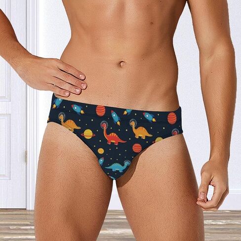 Men's Breathable Swim Briefs, Quick Dry Bikini Trunks for Beach Parties in Saudi Arabia