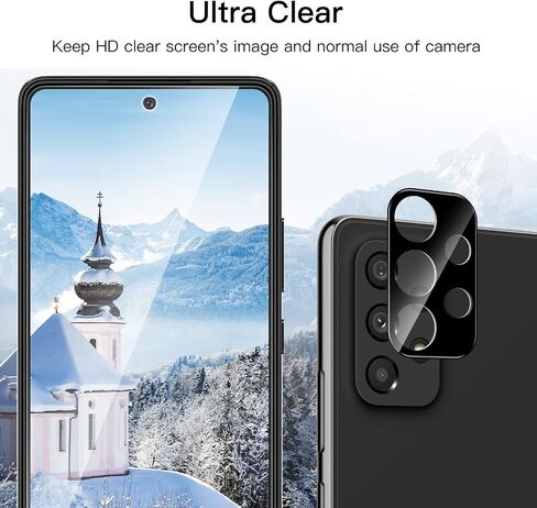 JETech Screen Protector for Samsung Galaxy A16 5G / 4G 6.7-Inch with Camera Lens Protector, Tempered Glass Film, HD Clear, 2-Pack Each in Kuwait
