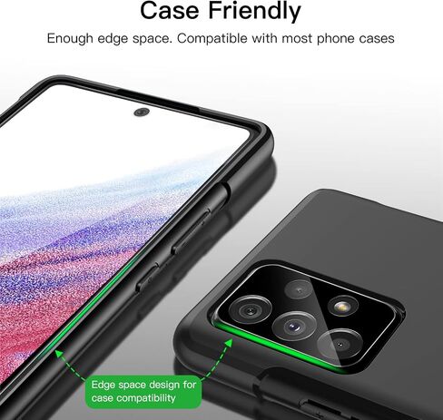 JETech Screen Protector for Samsung Galaxy A16 5G / 4G 6.7-Inch with Camera Lens Protector, Tempered Glass Film, HD Clear, 2-Pack Each in Kuwait