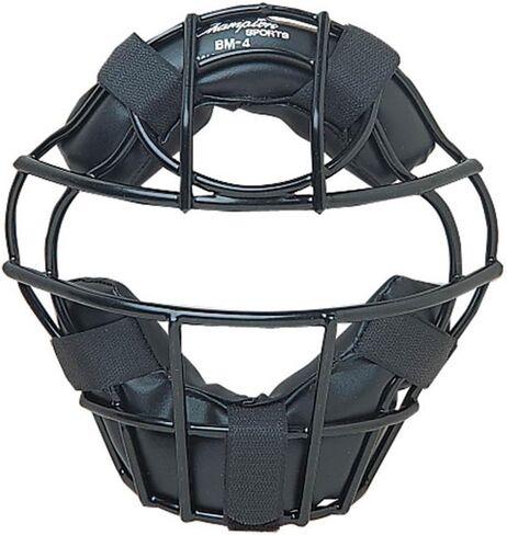 Champion Sports Pro Baseball Adult Mask - Umpires and Catchers - Extra Protection - Extended Guards - Adjustable Harness Baseball Mask - Adult Size,Black in Saudi Arabia