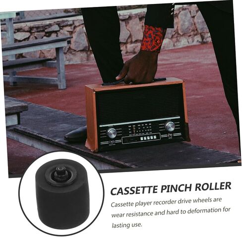 Vaguelly 12pcs Pinch Roller Assembly Cassette Player for Radio Tape Machine Bearing Wheel for Recorder in Saudi Arabia