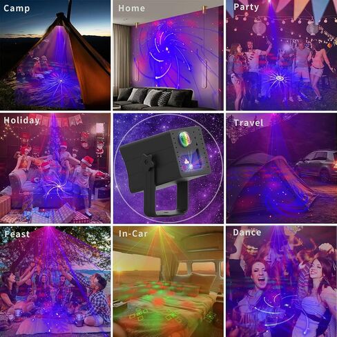 محمولة إعادة شحن RGB LASER-LASER SOUND SOUNDOWOR DEC DISCO Stage Party Decorations Pub KTV BAR DANER in Kuwait