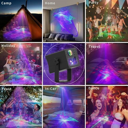 محمولة إعادة شحن RGB LASER-LASER SOUND SOUNDOWOR DEC DISCO Stage Party Decorations Pub KTV BAR DANER in Kuwait