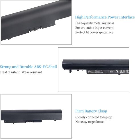 776622-001 LA04 for HP Laptop Battery for LA03DF 752237-001 728460-001 776906-001 TPN-Q130 TPN-Q132 HSTNN-LB5S HSTNN-UB5M HSTNN-UB5N HSTNN-IB6R LA04DF - 4 Cells/38.48Wh/2600mA in Kuwait