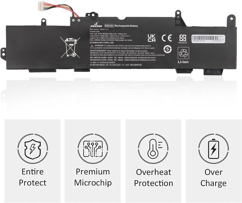 7766222-001 LA04 لبطارية الكمبيوتر المحمول HP لـ LA03DF 752237-001 728460-001 776906-001 TPN-Q130 TPN-Q132 HSTNN-LB5S HSTNN-UB HSTNN-UB5N HSTNN-IB6R in Kuwait