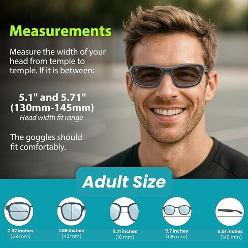 BLUE CUT Sports Protection Goggles, Impact-Resistant Polycarbonate Safety Glasses for Basketball, Pickleball, Indoor & Outdoor Sports in Kuwait