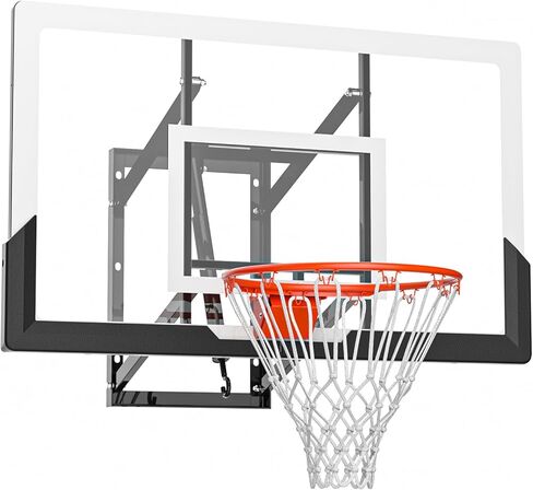 IGL In ground Basketball Hoops Outdoor, 10ft Height Adjustable Basketball Goal In ground with Shatterproof Backboard and Pro-Style Rim in Kuwait