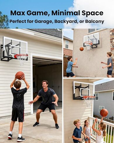 IGL In ground Basketball Hoops Outdoor, 10ft Height Adjustable Basketball Goal In ground with Shatterproof Backboard and Pro-Style Rim in Kuwait