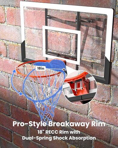 IGL In ground Basketball Hoops Outdoor, 10ft Height Adjustable Basketball Goal In ground with Shatterproof Backboard and Pro-Style Rim in Kuwait