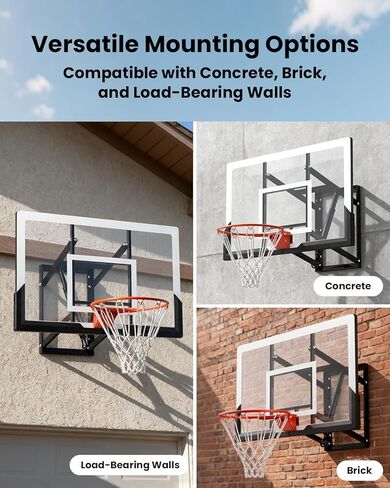IGL In ground Basketball Hoops Outdoor, 10ft Height Adjustable Basketball Goal In ground with Shatterproof Backboard and Pro-Style Rim in Kuwait