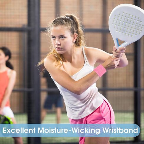 8 PCS Sports Wrist Bands for Men & Women ， أساور معصم معصم معصم ، وعصابات معصم مرنة للعرق من أجل كرة السلة لكرة القدم ، تعمل الصالة الرياضية على العمل in Kuwait
