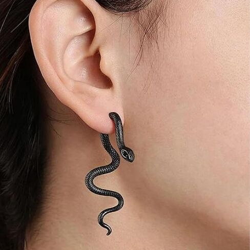 YANCHUN Bendable Snake Necklace Bracelet Medusa Costume Vintage Gothic Jewelry Flexible Chain Cuff Necklace Halloween Costumes Accessories in Saudi Arabia