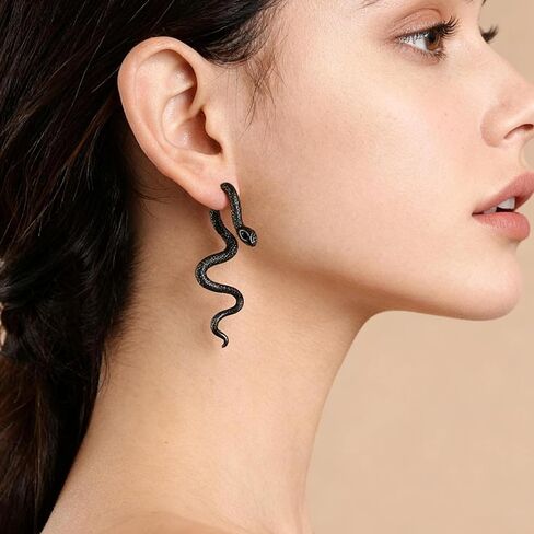 YANCHUN Bendable Snake Necklace Bracelet Medusa Costume Vintage Gothic Jewelry Flexible Chain Cuff Necklace Halloween Costumes Accessories in Saudi Arabia