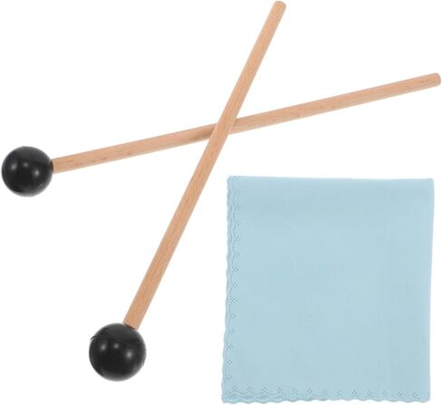مطارق طبلة أثيرية من بيسبورتبل، أعواد طبلة اللسان للبالغين، قطعة قماش لتنظيف الأدوات الخارجية in Saudi Arabia