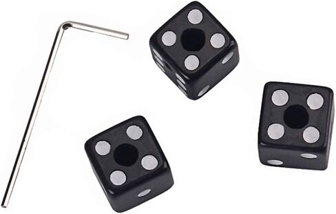 Healifty Plug Button Knob for Guitar Bass Replacement Black with White Dots Easy Installation 0.23 Inch Inner Hole Diameter in Saudi Arabia