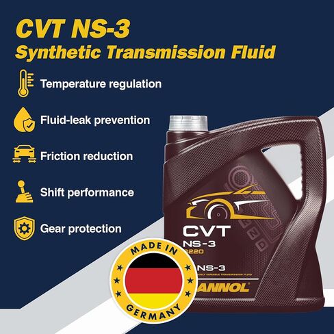 مانول NS-3 CVT CVT الاصطناعية ، زجاجة 4L ، يضمن تحولات التروس الناعمة ، يقلل من التآكل والدموع ، ويوفر حماية الطقس البارد in Saudi Arabia