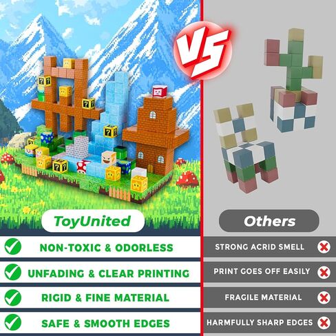 الكتل المغناطيسية-100 مساءً لبنات البناء المغناطيسية تكديس مكعب مغناطيسي ، مجموعة غابات العالم ، ألعاب Montessori الحسية للأطفال الفتيات الفتيات 3 4 5 6 7 8 9 10 هدايا عيد ميلاد عيد الفصح in Kuwait