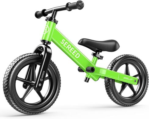دراجة الرصيد الصغار Sereed Balance Bike 2 سنة ، و 12 بوصة No Dedal Kids Toy Toy Bike لمدة 2-5 سنوات ، والتعديل الخالي من الأدوات ، وهدية للفتيات 2-3 ، تخصيص صفيحة مع ملصقات 3pcs (أبيض) in Saudi Arabia