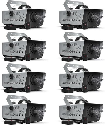 1000W Stage Snow Machines Wireless & Manual Control Snowflake Adjustable Snowflake Size Srtificial Snow Making Machin for Christmas Weddings Party Indoor Outdoor in Kuwait