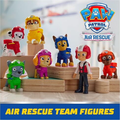 Paw Patrol: Air Rescue, 6-Piece Pup Squad Racers, Toy Cars Gift Set with Chase, Marshall, Skye, Rubble, Rocky & Zuma, Kids Toys for Boys & Girls 3+ in Kuwait