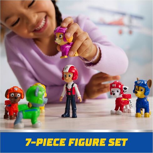 Paw Patrol: Air Rescue, 6-Piece Pup Squad Racers, Toy Cars Gift Set with Chase, Marshall, Skye, Rubble, Rocky & Zuma, Kids Toys for Boys & Girls 3+ in Kuwait