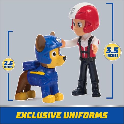 Paw Patrol: Air Rescue, 6-Piece Pup Squad Racers, Toy Cars Gift Set with Chase, Marshall, Skye, Rubble, Rocky & Zuma, Kids Toys for Boys & Girls 3+ in Kuwait