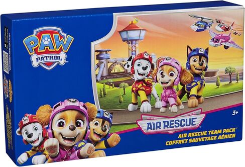 Paw Patrol: Air Rescue, 6-Piece Pup Squad Racers, Toy Cars Gift Set with Chase, Marshall, Skye, Rubble, Rocky & Zuma, Kids Toys for Boys & Girls 3+ in Kuwait