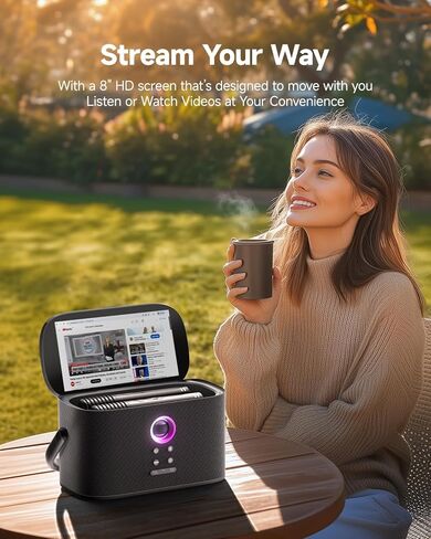 Karaoke Machine for Adults Kids, with Lyrics Display Screen, WiFi Connect to YouTube & Karaoke App, 2 EQ Autotune Wireless Microphones Portable Karaokes PA System for Home Family Party Camping in Kuwait