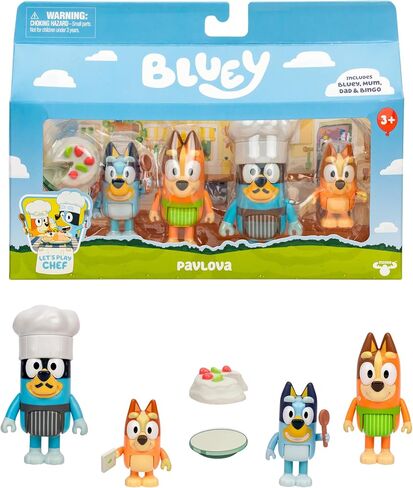 تضم مجموعة Bluey Super Fan Set ، من 2 إلى 2.5 بوصة ، Bingo ، Chattermax ، Gray Dancer ، Floppy Bunny ، Lucky ، Nana ، Jean-Luc Johnny ، Lucky's Dad ، Joff ، Pom Pom & Grandad-12 PK | Amazon Exclusive in Kuwait