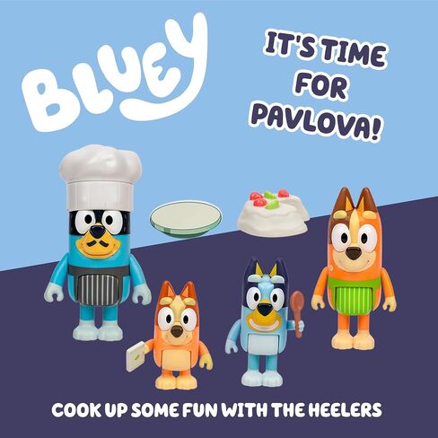 تضم مجموعة Bluey Super Fan Set ، من 2 إلى 2.5 بوصة ، Bingo ، Chattermax ، Gray Dancer ، Floppy Bunny ، Lucky ، Nana ، Jean-Luc Johnny ، Lucky's Dad ، Joff ، Pom Pom & Grandad-12 PK | Amazon Exclusive in Kuwait