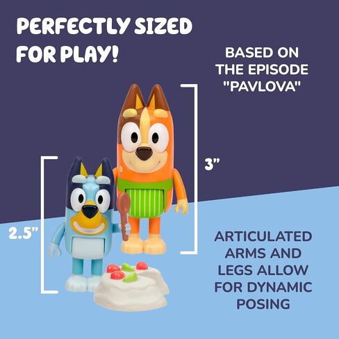 تضم مجموعة Bluey Super Fan Set ، من 2 إلى 2.5 بوصة ، Bingo ، Chattermax ، Gray Dancer ، Floppy Bunny ، Lucky ، Nana ، Jean-Luc Johnny ، Lucky's Dad ، Joff ، Pom Pom & Grandad-12 PK | Amazon Exclusive in Kuwait