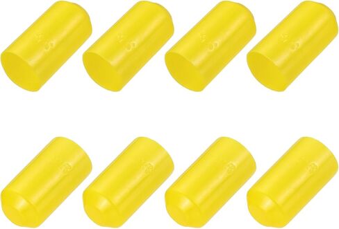 meccanixity 16pcs تقليص الحرارة قبعة نهاية 25 ملم × 50 مم لتر 2: 1 نسبة أغطية أنابيب تقليص ملصقات مقاومة للماء مختومة لكابل الأسلاك الكهربائية ، الأزرق in Saudi Arabia
