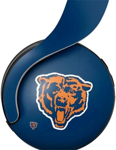 ملصق Skinit المخصص للألعاب متوافق مع سماعة الرأس اللاسلكية Pulse 3D لجهاز PS5 - تصميم شعار فريق NFL Chicago Bears مرخص رسميًا in Saudi Arabia