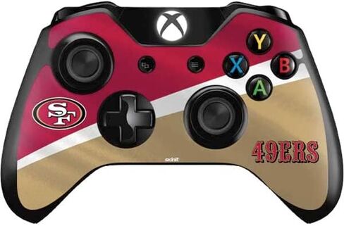 غلاف Skinit المخصص للألعاب متوافق مع وحدة تحكم Xbox One - تصميم مرخص رسميًا من NFL San Francisco 49ers in Saudi Arabia