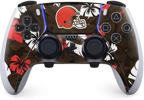 Skinit Decal Gaming Skin Compatible with PS5 DualSense Edge Pro Controller - Officially Licensed NFL Cleveland Browns Design in Saudi Arabia