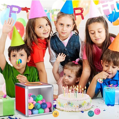 DECHOUS Multicolored Numbered Balls 1-20 for Raffle and Game Night Activities Mini Plastic Balls for Party Table Tennis or Lottery Draws Group Activity Equipment in Saudi Arabia