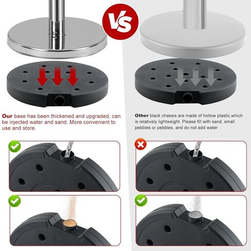 4pcs Stanchions with 2pcs 5ft Velvet Ropes, Gold Stanchions and Red Velvet Ropes Set, Crowd Barriers Safety Red Carpet Poles, Crowd Control Ropes and Stanchion Line Dividers for Party, Club in Kuwait