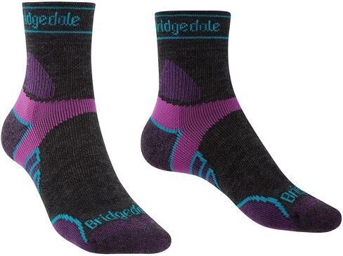 Bridgedale للسيدات Trail Run خفيف الوزن T2 Merino Performance ¾ الطاقم in Kuwait