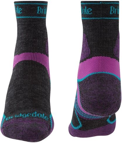 Bridgedale للسيدات Trail Run خفيف الوزن T2 Merino Performance ¾ الطاقم in Kuwait