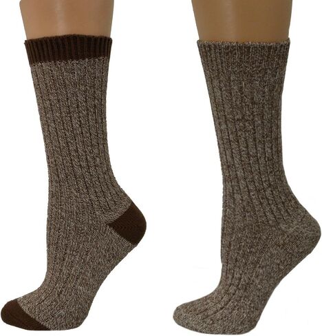 Sierra Socks Women's Cotton Outdoor Boot Hiking Casual Socks 2 Pair Pack in Saudi Arabia