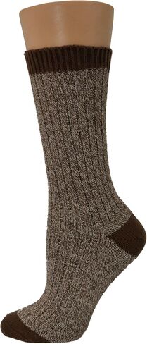 Sierra Socks Women's Cotton Outdoor Boot Hiking Casual Socks 2 Pair Pack in Saudi Arabia
