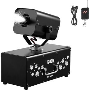 VEVOR Snow Machine, 800W Handheld/Hanging Snow Maker, Portable Wireless Remote Snowmaking machine with 1L Tank & Handle, Outdoor & Indoor Snowflake Maker for Christmas Party Stage Effect in Kuwait