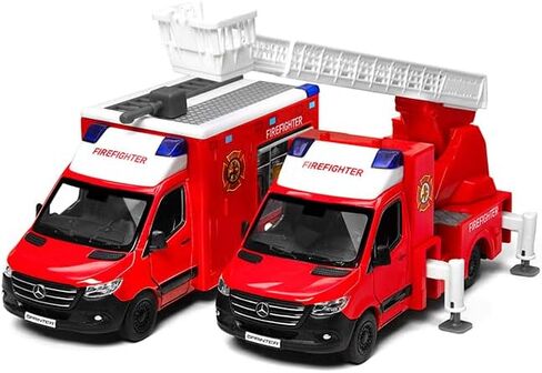 KiNSFUN DHL Mercedes-Benz Sprinter 1:46 Scale 5inch Die Cast Metal Model Toy Cargo Van in Kuwait