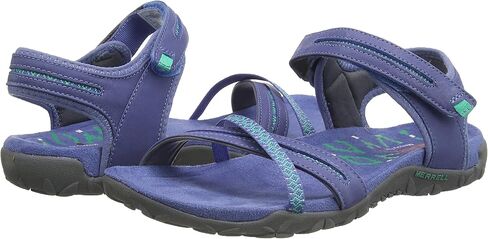 Merrell Womens Merrell Ladies Terran Cross II Sandals Lightweight Discal Galking Sandals Navy Leather UK 5 (EU 38 ، US 7) in Kuwait