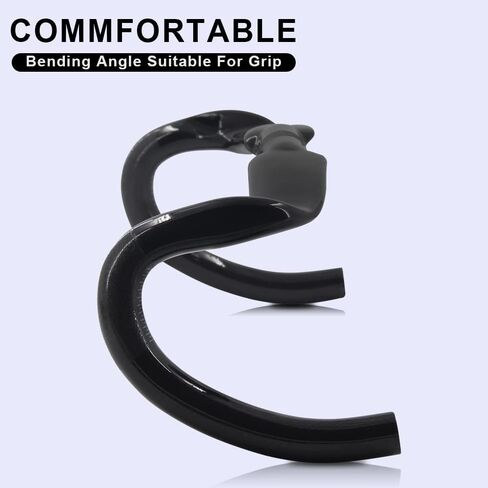 ‎RXL SL road bike handlebars 3K Glossy carbon handlebars road bike 440 drop handlebars aero road bike handlebar bike components & parts Cycling Bent Bar Carbon Road Bars carbon fiber drop bars in Saudi Arabia