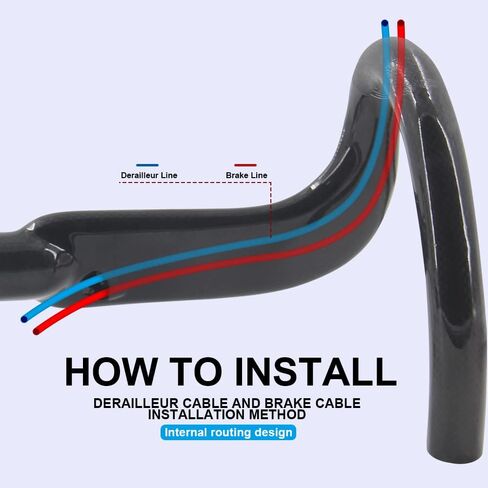 ‎RXL SL road bike handlebars 3K Glossy carbon handlebars road bike 440 drop handlebars aero road bike handlebar bike components & parts Cycling Bent Bar Carbon Road Bars carbon fiber drop bars in Saudi Arabia