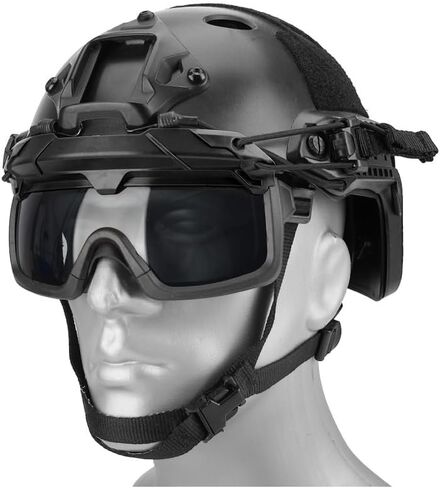 Lancer Tactical Safety Goggle for Bump Type Helmet (Helmet Not Included) in Saudi Arabia